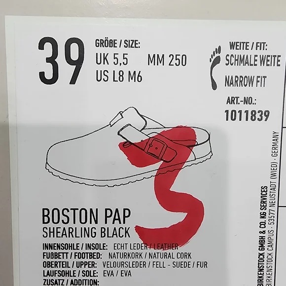 Papillio Black Fleece-Lined Clogs - Picture 5 of 6